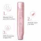 Depiladora Corporal y Facial 2 en 1